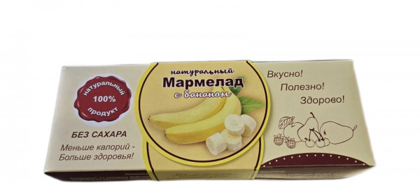 №2 Мармелад натуральный "Банан" 140г  в Минеральных Водах
