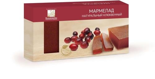 №2 Мармелад пластовый 210г клюквенный в Минеральных Водах