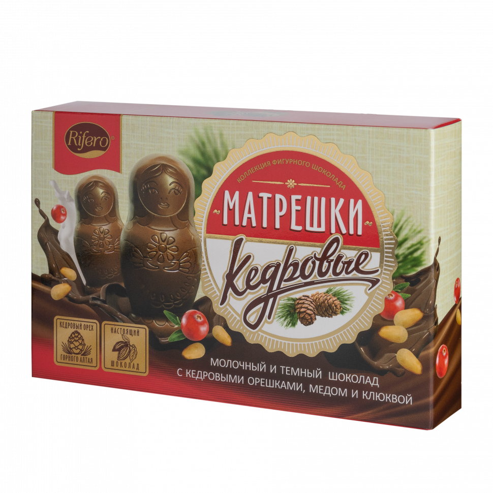  Риф и ко Конфеты "Матрёшки кедровые" 100г           в Минеральных Водах