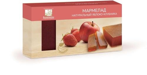 №2 Мармелад пластовый 210г Яблоко-Клубника в Минеральных Водах