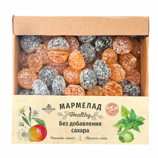 №1 Меренга Мармелад в кокосовой обсыпке Ромашка+Мелисса , 800г     в Минеральных Водах