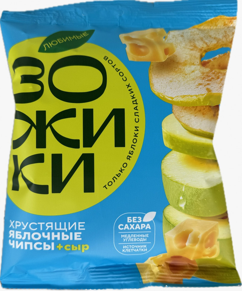 Зожики Яблочные чипсы с сыром, 25г  в Минеральных Водах